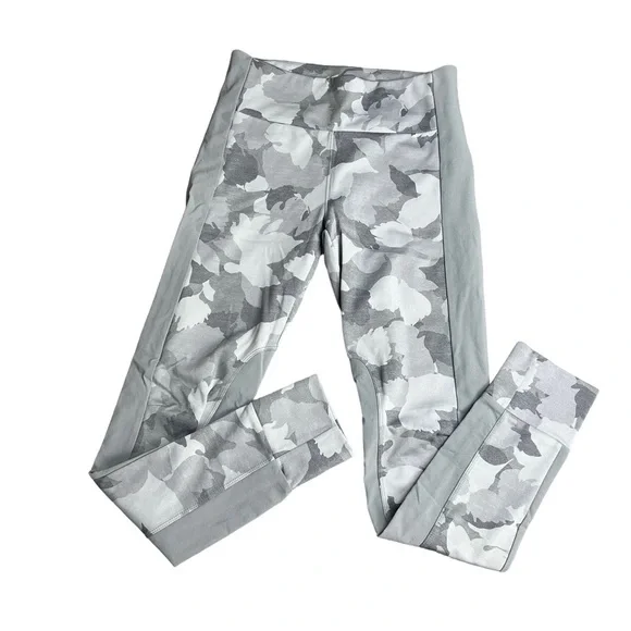 Athleta women’s grey camouflage print high rise leggings MT - Picture 1 of 10